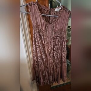 Umgee Crochet-Like Tank